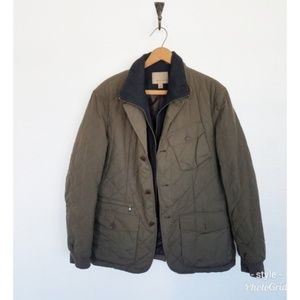 Mens Banana Republic Army green jacket